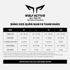 Quần Chạy Bộ Nam Wolf Active Essential Run 82, Chất Vải Cao Cấp, Nhẹ, Thoáng Khí, Nhanh Khô