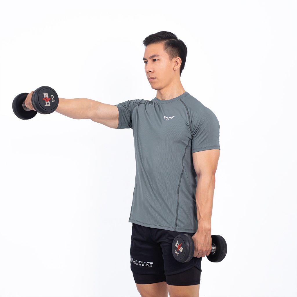 Áo Thể Thao Nam Wolf Active Gym Essential II 201, Chất Vải Maxcool Mềm Mịn, Mát Mẻ