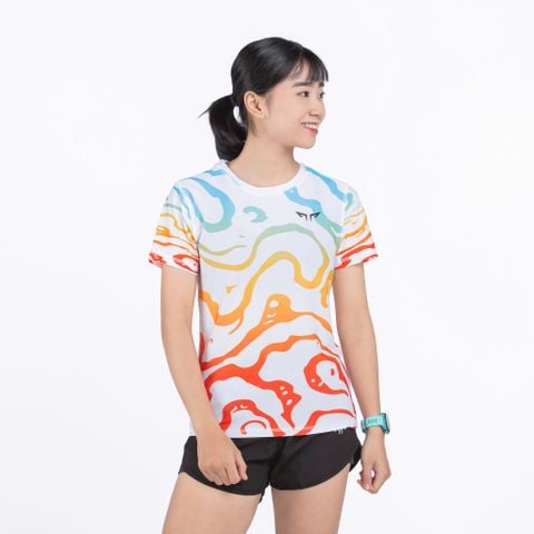 Áo Chạy Bộ Nữ Wolf Active Mạch Ngầm 30, Chất Vải Wolf Active Nhẹ, Nhanh Khô, Thoáng Khí Co Giãn 4 Chiều