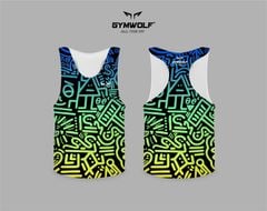 Áo Singlet Chạy Bộ Wolf Active Vui Vẻ 1 - 36, Áo Chạy Bộ Cao Cấp, Quick Dry, Nhanh Khô, Co Giãn 4 Chiều