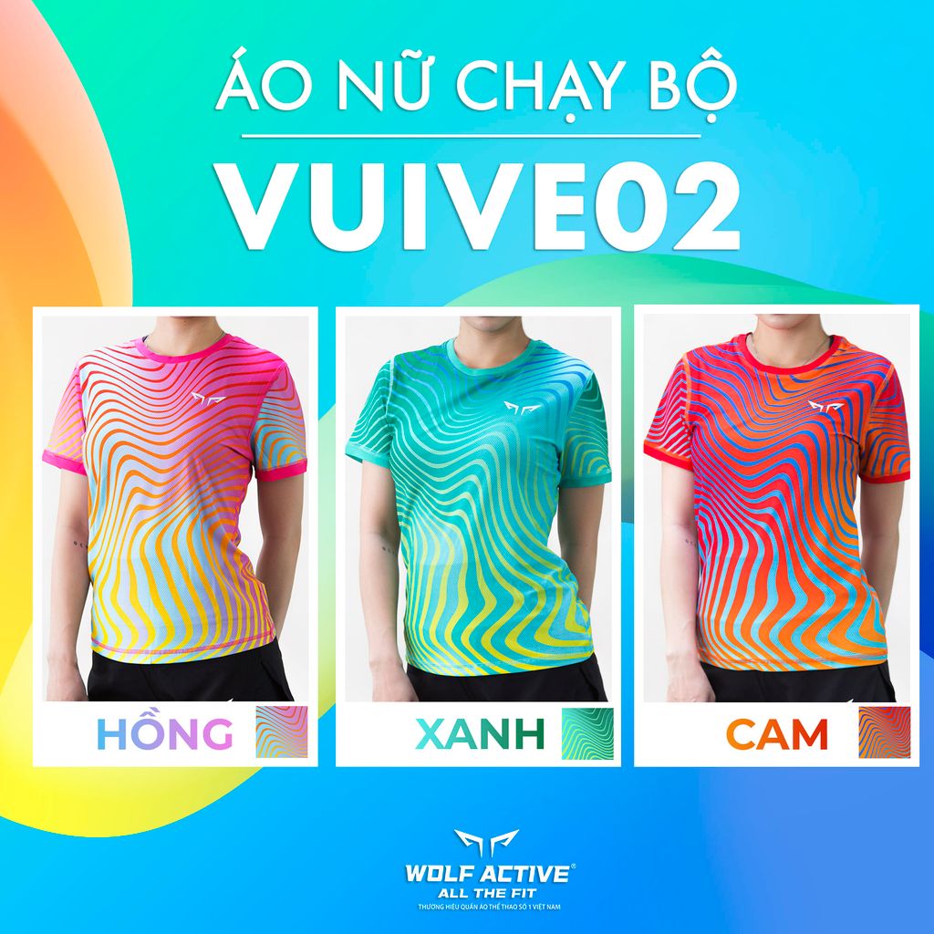 Áo Chạy Bộ Nữ Wolf Active Vui Vẻ 2 12