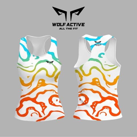 Áo Singlet Chạy Bộ Nữ Wolf Active Mạch Ngầm 109 Tinh Khôi, Thoáng Khí, Bứt Phá Mọi Cung Đường