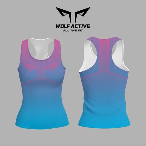 Áo Singlet Chạy Bộ Nữ Wolf Active Run Original 106 Thoáng Khí, Năng Động, Tỏa Sáng Mọi Cung Đường