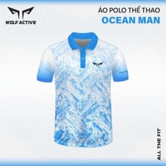 Áo Polo Thể Thao Nam Wolf Active Ocean Man 156 Phong Cách Nam Tính, Hiệu Suất Đỉnh Cao