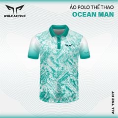 Áo Polo Thể Thao Nam Wolf Active Ocean Man 156 Phong Cách Nam Tính, Hiệu Suất Đỉnh Cao