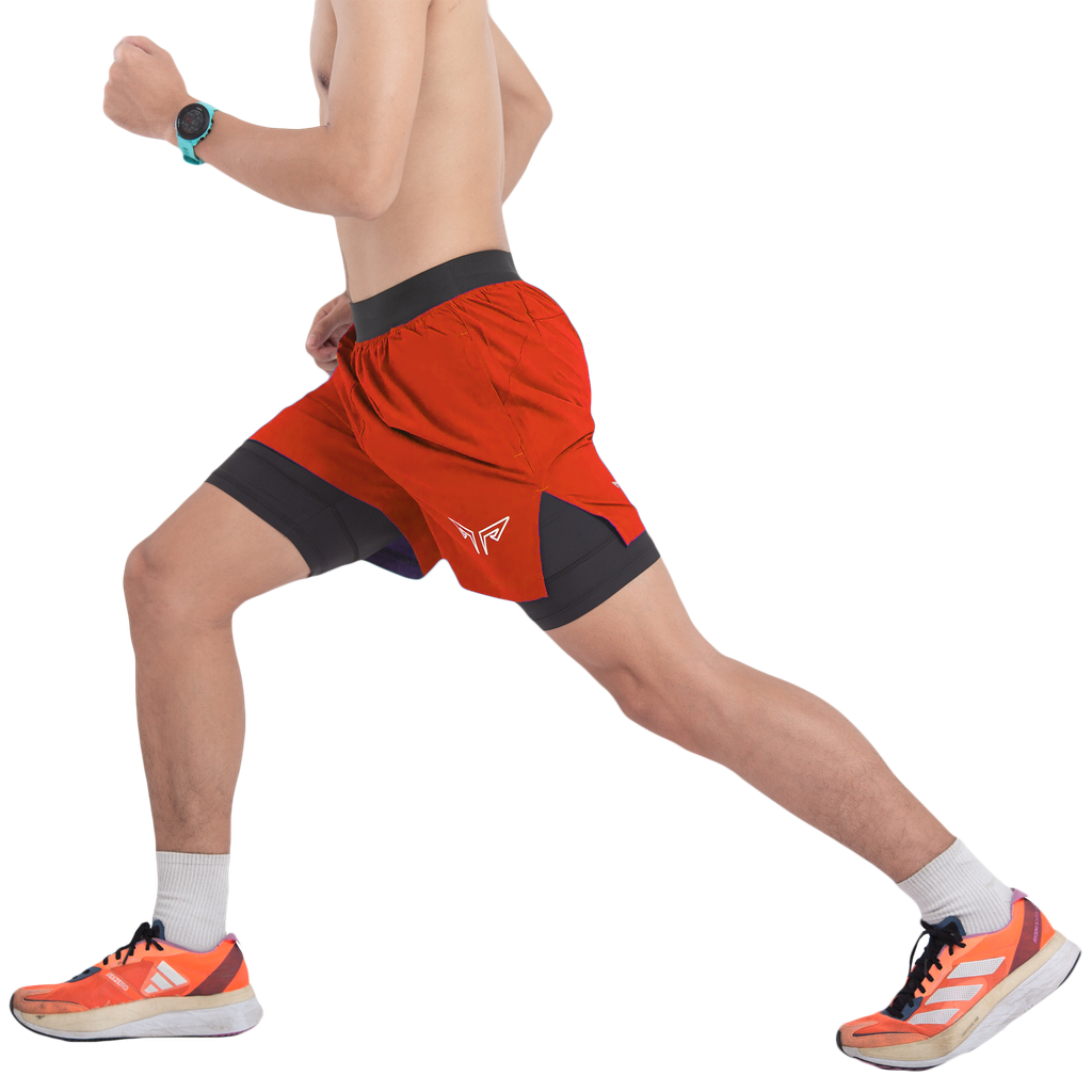 Quần 2 Lớp Chạy Bộ, Tập Gym Wolf Active Essential V1 110, Quần 2 Lớp Chạy Bộ, Tập Gym, Chất Vải Cao Cấp
