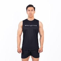Áo Tanktop Gym Wolf Active Fitpro 145, Áo Ba Lỗ Gym, Chất Vải, Nhẹ, Nhanh Khô, Thấm Hút Mồ Hôi Tốt
