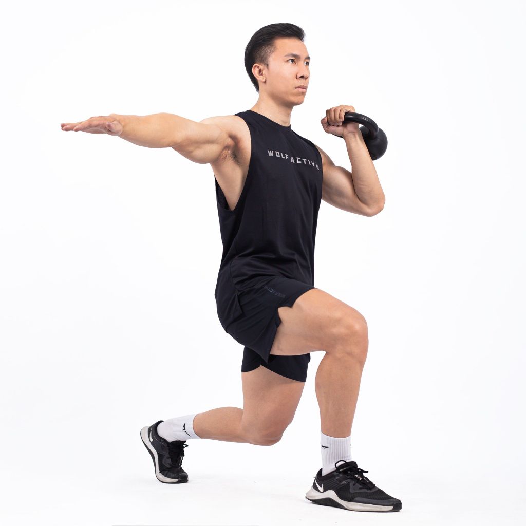 Áo Tanktop Gym Wolf Active Fitpro 145, Áo Ba Lỗ Gym, Chất Vải, Nhẹ, Nhanh Khô, Thấm Hút Mồ Hôi Tốt
