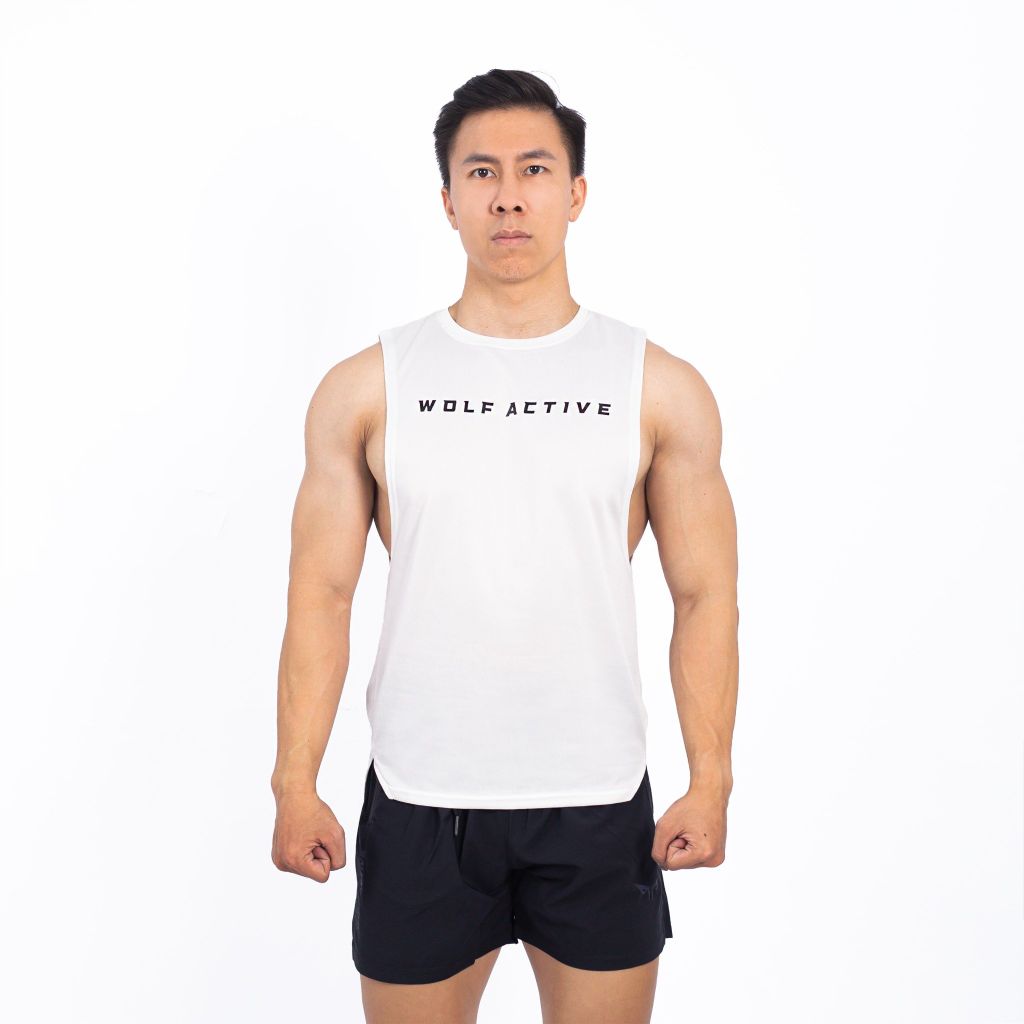 Áo Tanktop Gym Wolf Active Fitpro 145, Áo Ba Lỗ Gym, Chất Vải, Nhẹ, Nhanh Khô, Thấm Hút Mồ Hôi Tốt