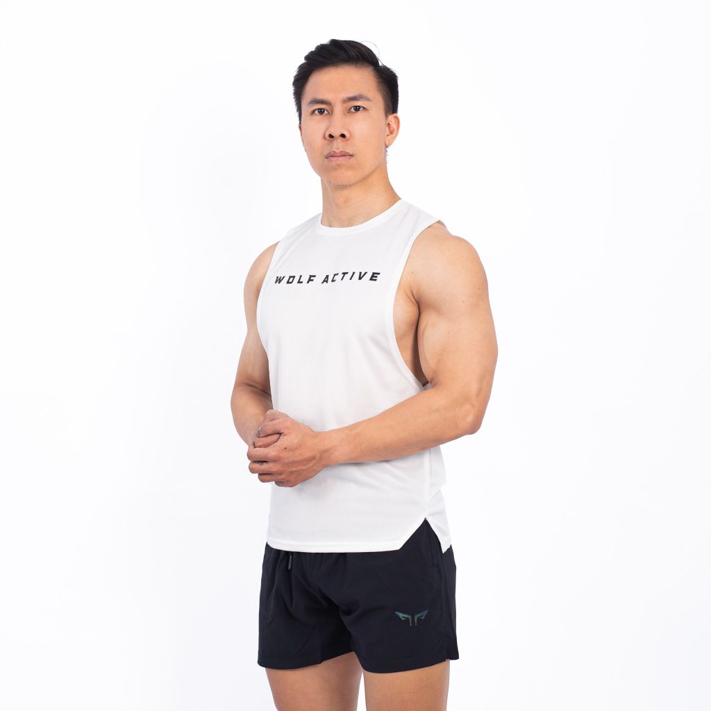 Áo Tanktop Gym Wolf Active Fitpro 145, Áo Ba Lỗ Gym, Chất Vải, Nhẹ, Nhanh Khô, Thấm Hút Mồ Hôi Tốt