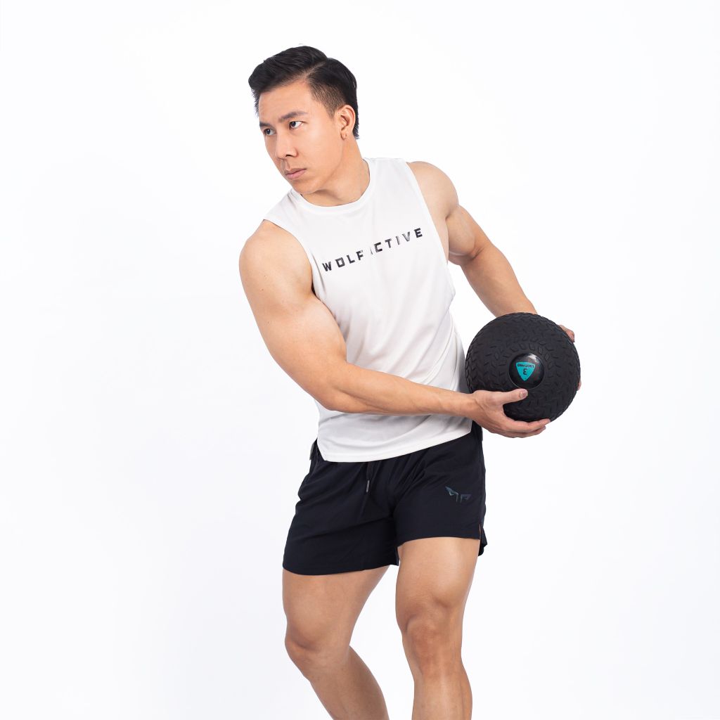 Áo Tanktop Gym Wolf Active Fitpro 145, Áo Ba Lỗ Gym, Chất Vải, Nhẹ, Nhanh Khô, Thấm Hút Mồ Hôi Tốt
