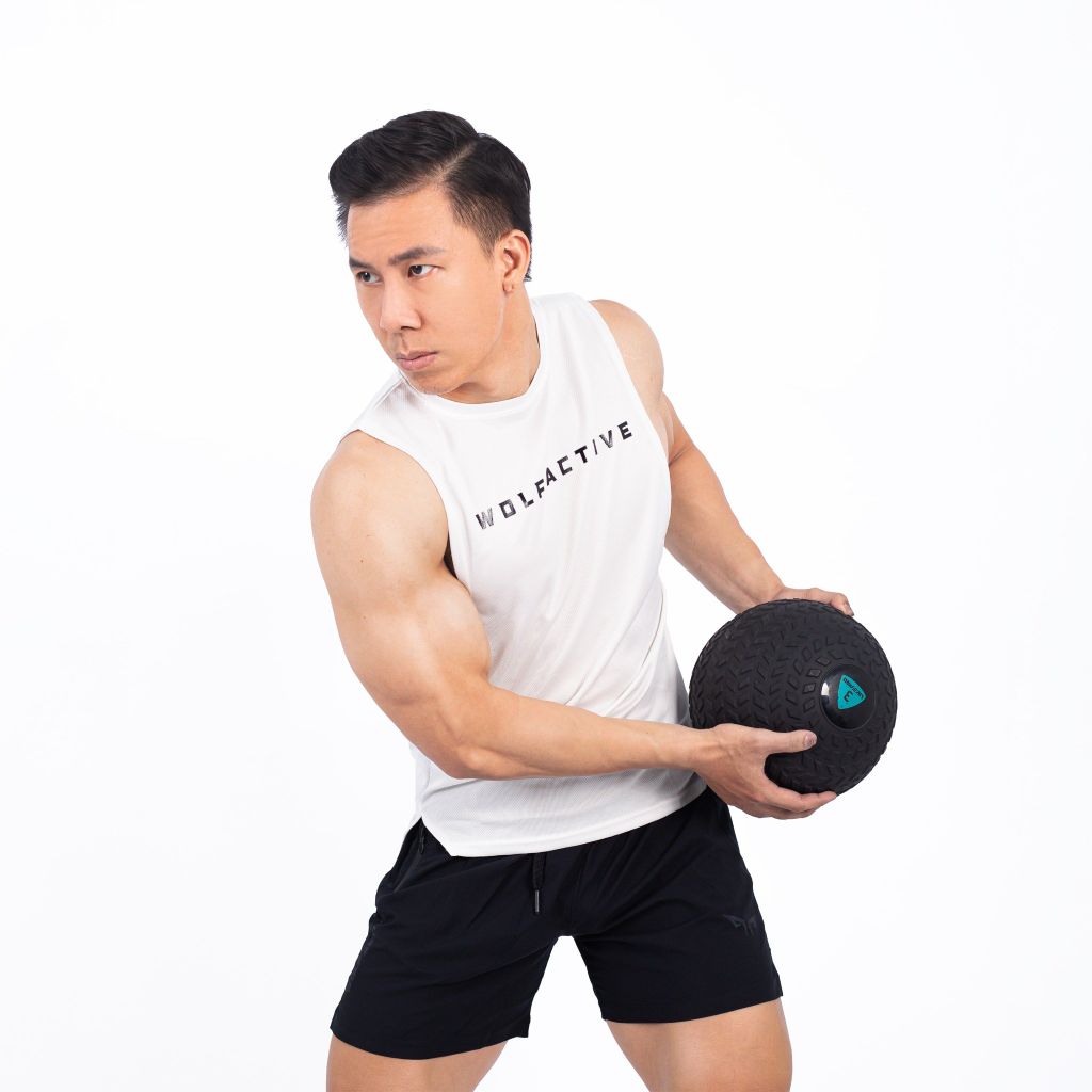 Áo Tanktop Gym Wolf Active Fitpro 145, Áo Ba Lỗ Gym, Chất Vải, Nhẹ, Nhanh Khô, Thấm Hút Mồ Hôi Tốt