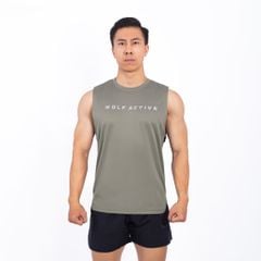 Áo Tanktop Gym Wolf Active Fitpro 145, Áo Ba Lỗ Gym, Chất Vải, Nhẹ, Nhanh Khô, Thấm Hút Mồ Hôi Tốt