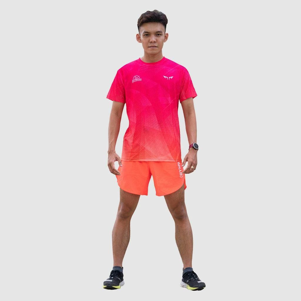 Áo Chạy Bộ Wolf Active Đất Sen Hồng 38,Chất Vải Thoáng Mát Co Giãn 4 Chiều Cho Cả Nam Và Nữ