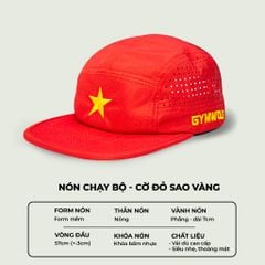 Nón Chạy Bộ Wolf Active Cờ Đỏ Sao Vàng 178, Nón Thể Thao Nam Nữ Nhẹ, Nhanh Khô, Thoáng Khí