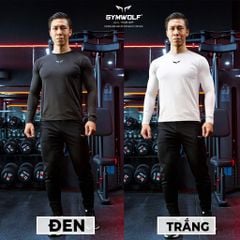Áo Dài Tay Nam Wolf Active Powerfit V1 185, Áo Giữ Nhiệt Thể Thao, Áo Tập Gym Body Chất Vải Dày Dặn, Mềm Mịn