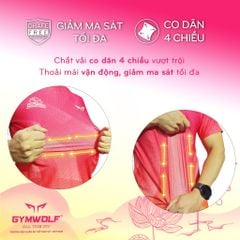 Áo Chạy Bộ Wolf Active Đất Sen Hồng 38,Chất Vải Thoáng Mát Co Giãn 4 Chiều Cho Cả Nam Và Nữ