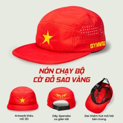 Nón Chạy Bộ Wolf Active Cờ Đỏ Sao Vàng 178, Nón Thể Thao Nam Nữ Nhẹ, Nhanh Khô, Thoáng Khí
