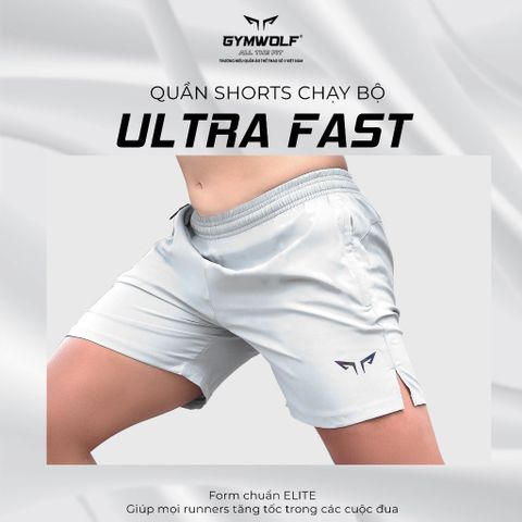 Quần Chạy Bộ Ultra Fast WOLF ACTIVE, Quần Chạy Bộ Nam, Chất Vải Nhẹ, Quick Dry, Thoáng Khí