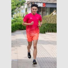Áo Chạy Bộ Wolf Active Đất Sen Hồng 38,Chất Vải Thoáng Mát Co Giãn 4 Chiều Cho Cả Nam Và Nữ