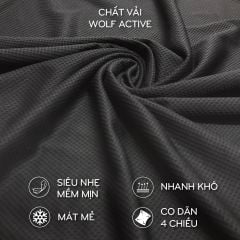 Áo Chạy Bộ Wolf Active Đất Sen Hồng 38,Chất Vải Thoáng Mát Co Giãn 4 Chiều Cho Cả Nam Và Nữ
