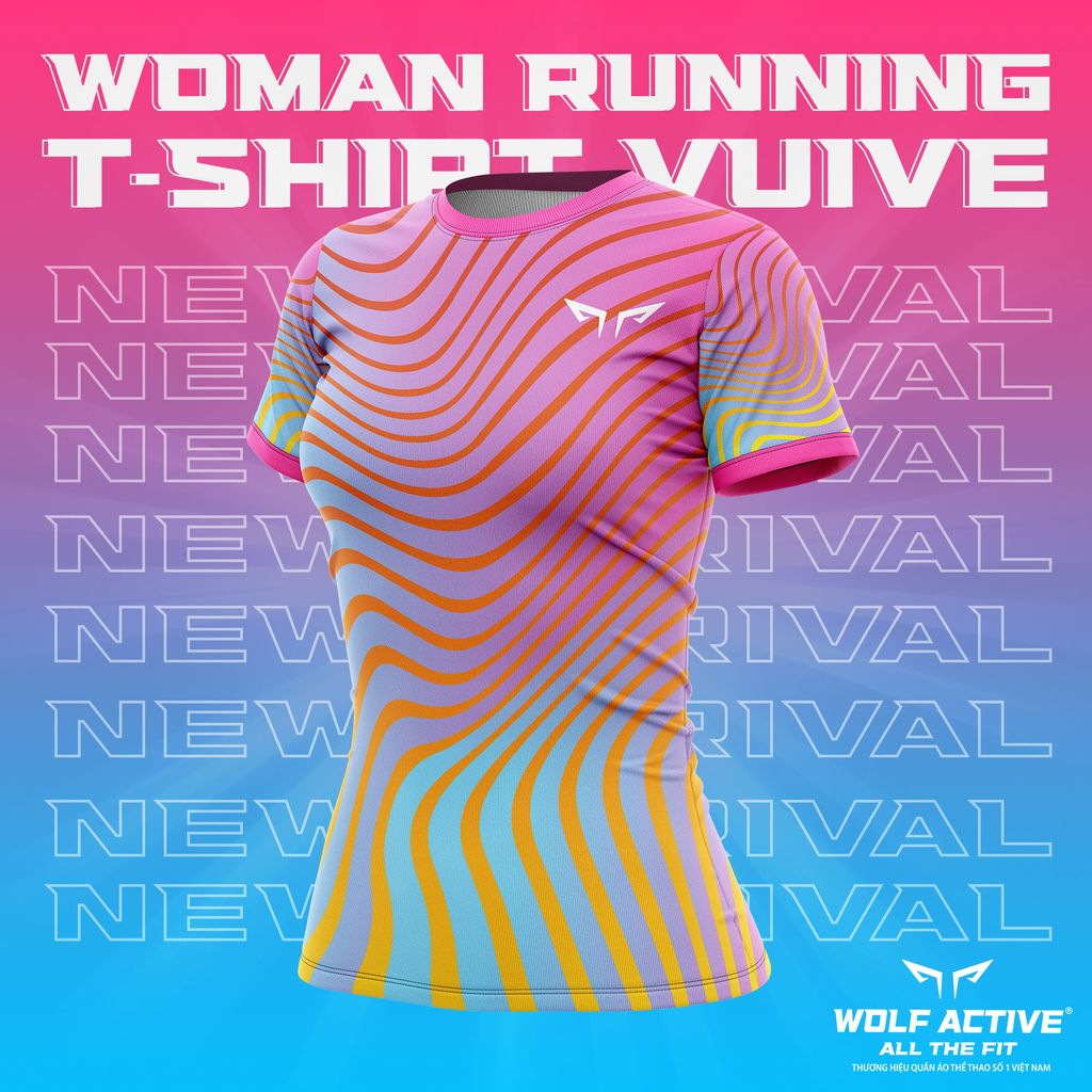 Áo Chạy Bộ Nữ Wolf Active Vui Vẻ 2 12