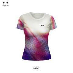 Áo Thun Chạy Bộ Nữ Wolf Active Orchid 262, Chất Vải Wolf Active Mỏng Nhẹ, Tôn Dáng, Mát Mẻ