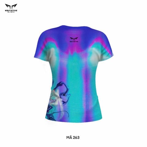 Áo Thun Chạy Bộ Nữ Wolf Active Light Fern 263, Chất Vải Wolf Active Mỏng Nhẹ, Tôn Dáng, Mát Mẻ