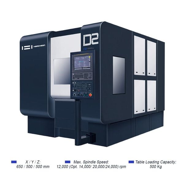  D2-5AX | TRUNG TÂM GIA CÔNG PHAY 5 TRỤC NHỎ GỌN 