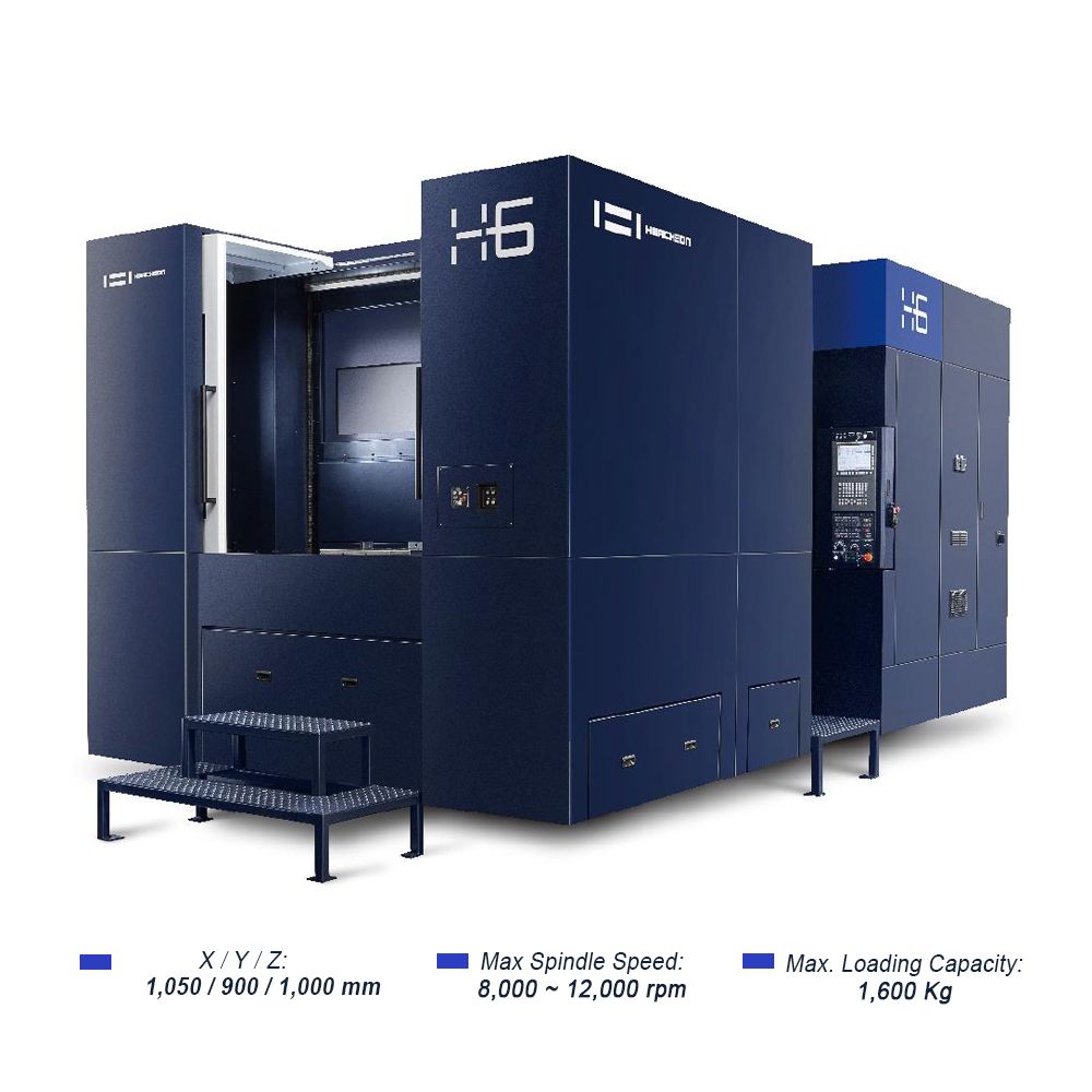  H6 | MÁY PHAY NGANG CNC HWACHEON, BĂNG HỘP, CHUYÊN KHUÔN 