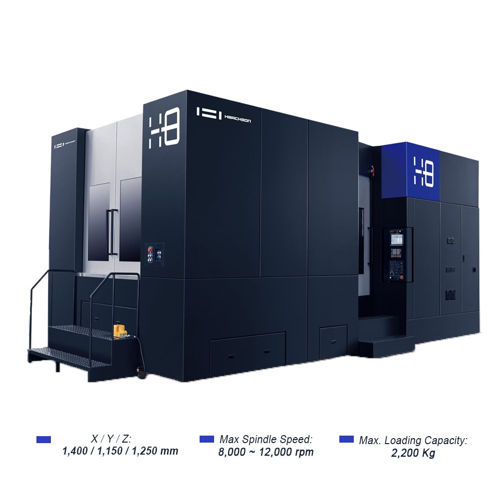  H8 | MÁY PHAY NGANG CNC HWACHEON, BĂNG HỘP, CHUYÊN KHUÔN 