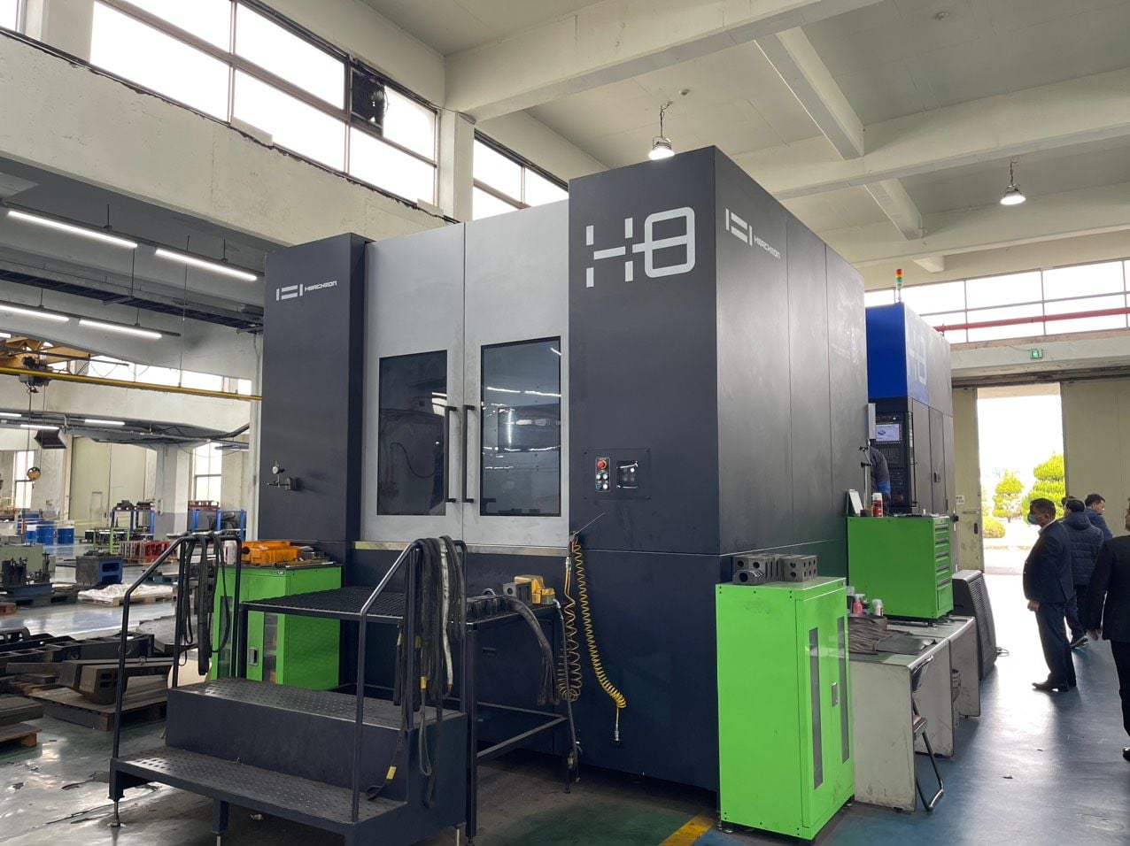  H8 | MÁY PHAY NGANG CNC HWACHEON, BĂNG HỘP, CHUYÊN KHUÔN 