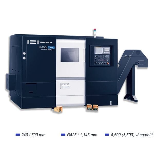  Hi-TECH 230 | MÁY TIỆN NGANG CHUCK 8-10