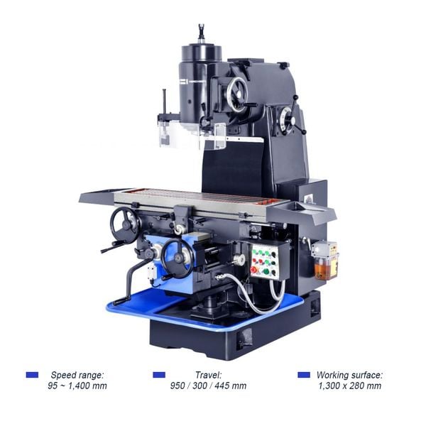  HMV-1300 | MÁY PHAY CƠ ĐA NĂNG CÓ ĐỘ CHÍNH XÁC CAO 