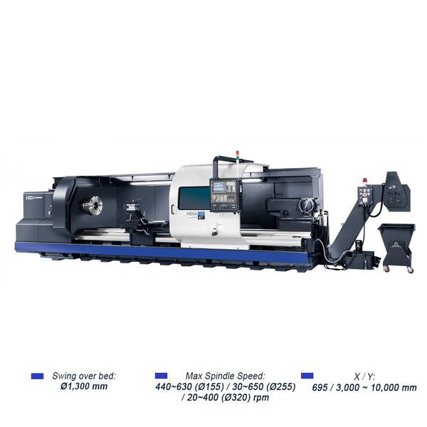  MEGA-130 | MÁY TIỆN NGANG HẠNG NẶNG CÔNG SUẤT CAO 