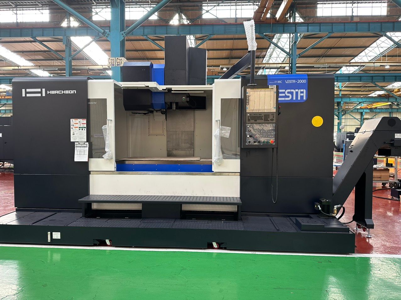  VESTA-2000 | MÁY PHAY ĐỨNG CNC HWACHEON, TRỤC Y 850MM 