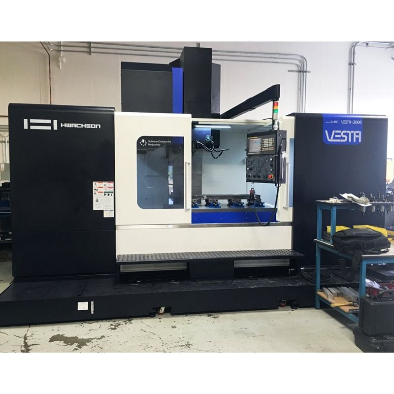  VESTA-2000 | MÁY PHAY ĐỨNG CNC HWACHEON, TRỤC Y 850MM 