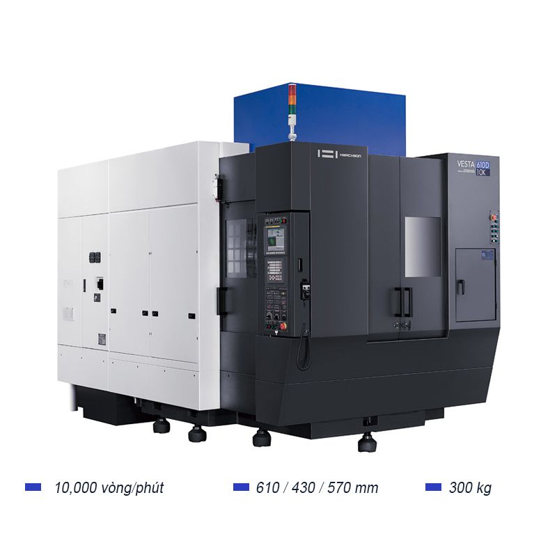 VESTA-610D | MÁY PHAY ĐỨNG BÀN ĐÔI 