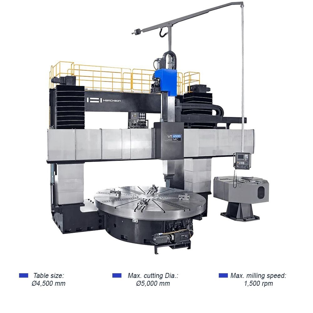  VT-4500 | MÁY TIỆN ĐỨNG HẠNG NẶNG, CHUCK 118