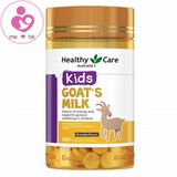 Sữa dê cô đặc dạng viên Healthy Care Kids Goats Milk của Úc cho trẻ từ 2 tuổi