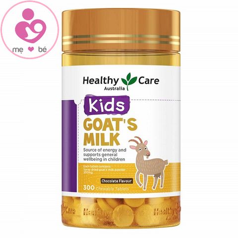 Sữa dê cô đặc dạng viên Healthy Care Kids Goats Milk của Úc cho trẻ từ 2 tuổi