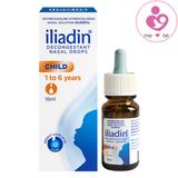 Nhỏ mũi Iliadin Child của Singapore hết nghẹt mũi, chảy nước mũi cho trẻ từ 1-6 tuổi