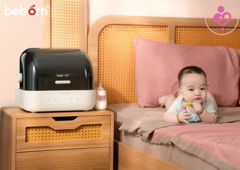 Máy úp bình sữa (tiệt trùng/sấy khô/khử mùi/bảo quản) UVC công nghệ PLASMA Plastio 2