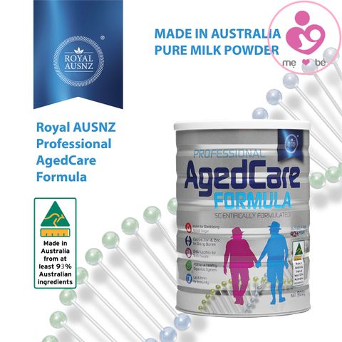 Sữa Hoàng gia Úc Royal Ausnz Agedcare Formula dành cho người trên 40 tuổi hộp 900g