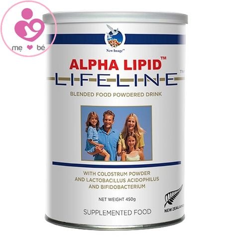 Sữa non Alpha Lipid Lifeline nhập khẩu NewZealand hộp 450g (trọng lượng in tiếng Việt)