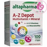 Vitamin tổng hợp A-Z Depot Multivitamin+Mineral của Đức cho người dưới 50 tuổi lọ 100 viên