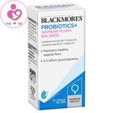 Men vi sinh viêm âm đạo Blackmores Probiotics + Womens Flora Balance của Úc lọ 30 viên