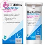 Men vi sinh viêm âm đạo Blackmores Probiotics + Womens Flora Balance của Úc lọ 30 viên