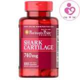 Sụn vi cá mập bổ xương khớp Puritan’s Pride Shark Cartilage của Mỹ hộp 100 viên