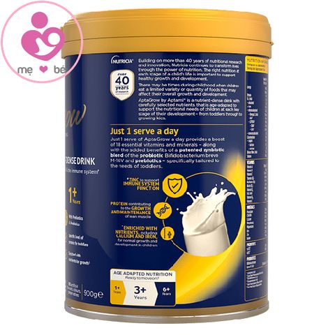 Sữa cao năng Aptamil Aptagrow 1+ của Úc cho trẻ từ 1 tuổi hộp 900g